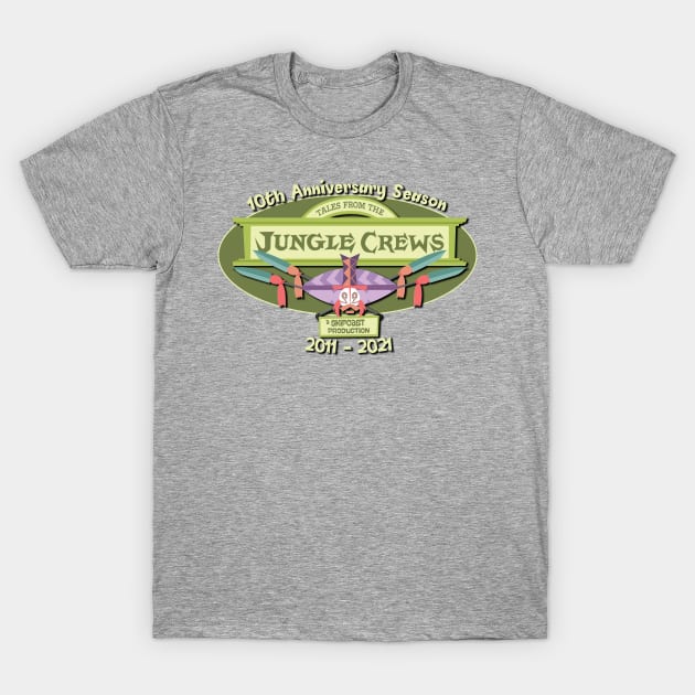 Tales from the Jungle Crews 10th anniversary shirt T-Shirt by The Skipper Store